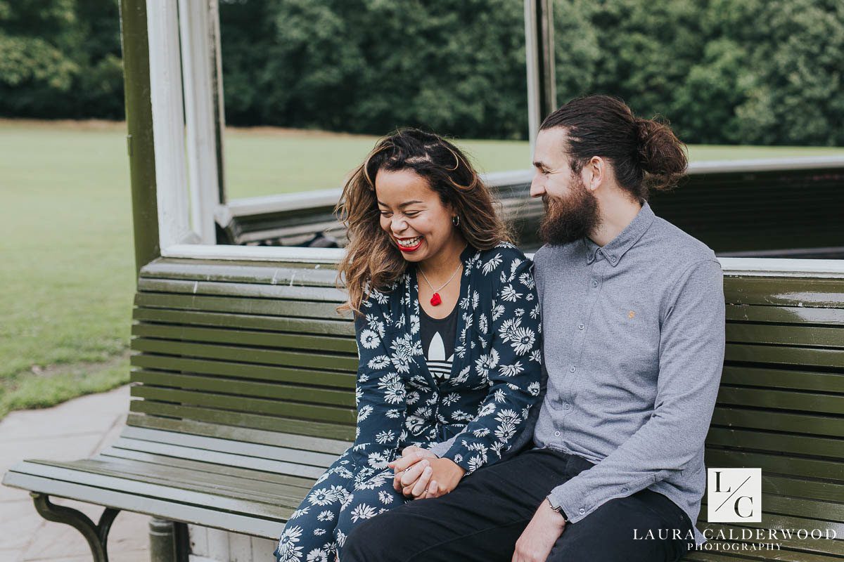 Roundhay Park Leeds engagement shoot | by Yorkshire wedding photographer Laura Calderwood