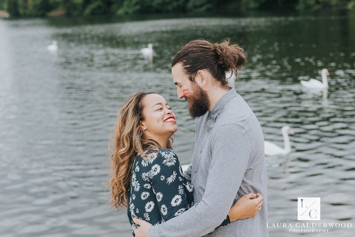 Yorkshire Engagement Shoots | Roundhay Park Leeds pre wedding shoot by Yorkshire wedding photographer Laura Calderwood