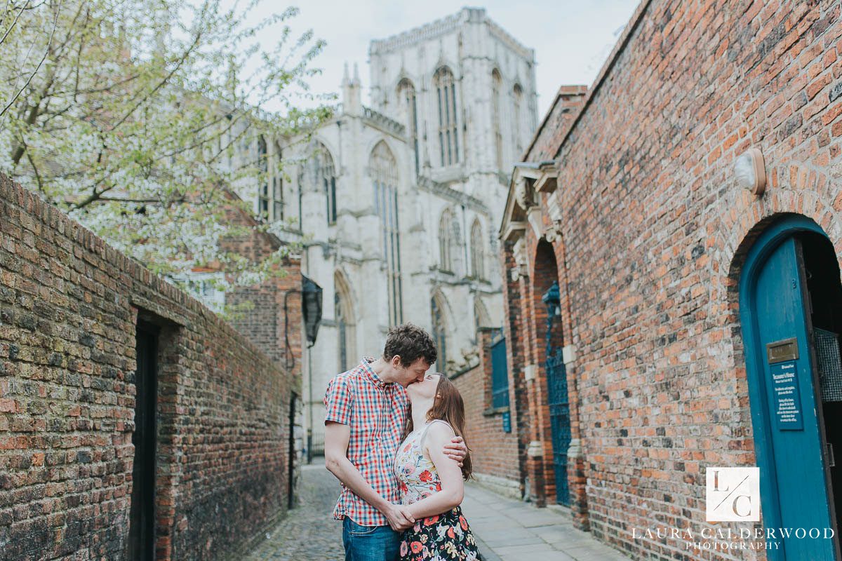 York City Centre engagement shoot | by York wedding photographer Laura Calderwood