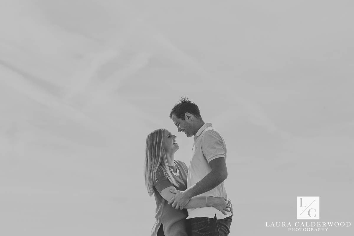 Yorkshire farm engagement shoot in Otley | by Leeds wedding photographer Laura Calderwood