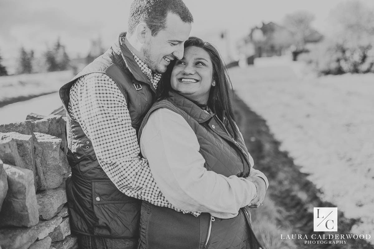 Yorkshire engagement shoot at 3 Acres Huddersfield | by Leeds wedding photographer Laura Calderwood