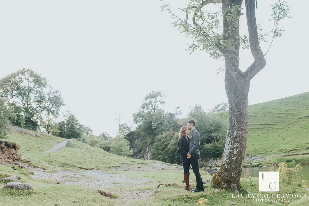 North Yorkshire engagement shoot in Burnsall | by Yorkshire wedding photographer Laura Calderwood