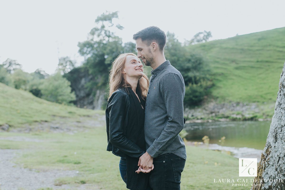 North Yorkshire engagement shoot in Burnsall | by Yorkshire wedding photographer Laura Calderwood