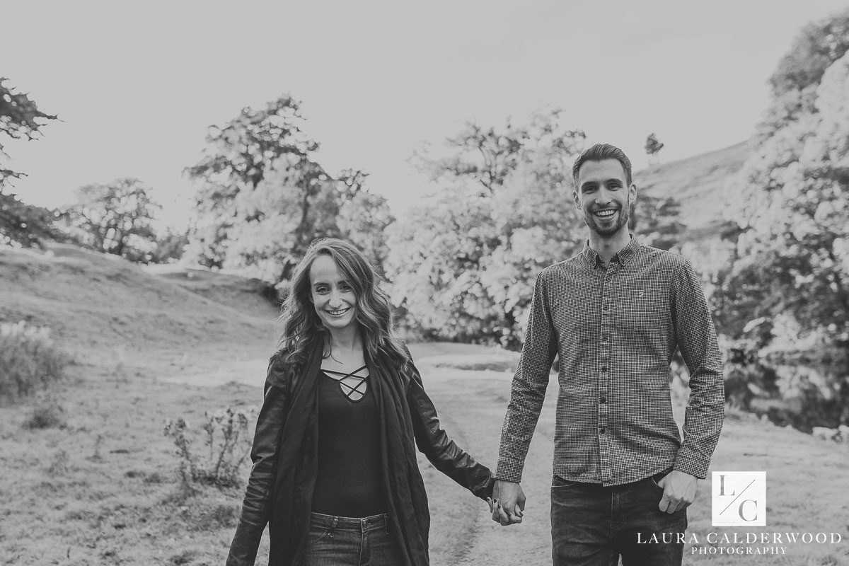 North Yorkshire engagement shoot in Burnsall | by Yorkshire wedding photographer Laura Calderwood