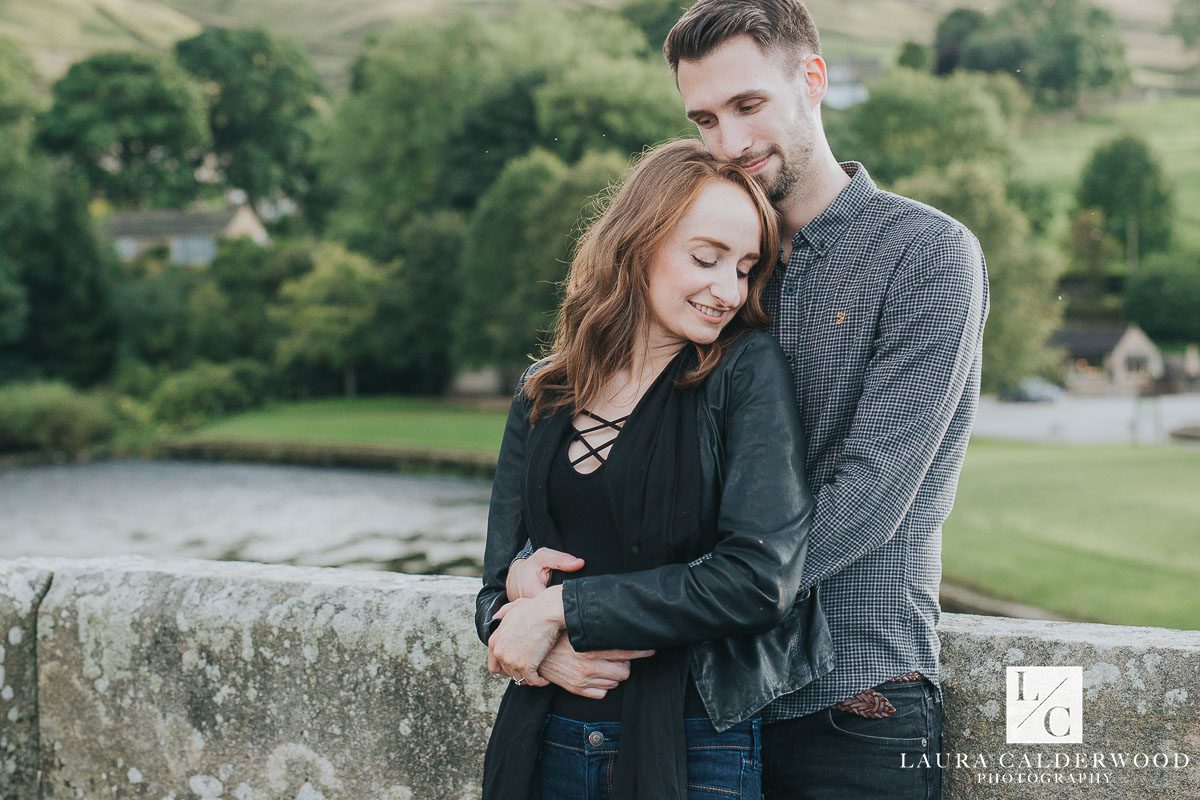 North Yorkshire engagement shoot in Burnsall | by Yorkshire wedding photographer Laura Calderwood