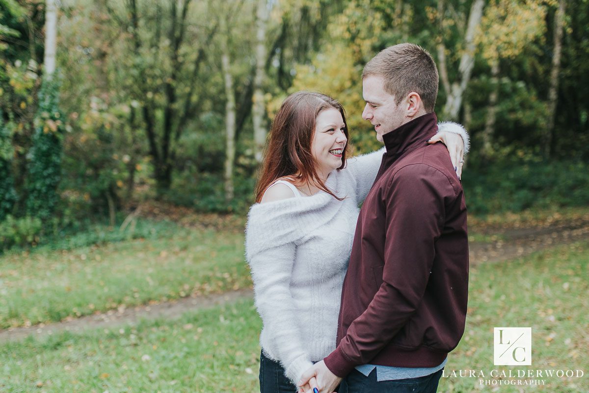 Leeds engagement shoot at Oakwell Hall | by Leeds wedding photographer Laura Calderwood