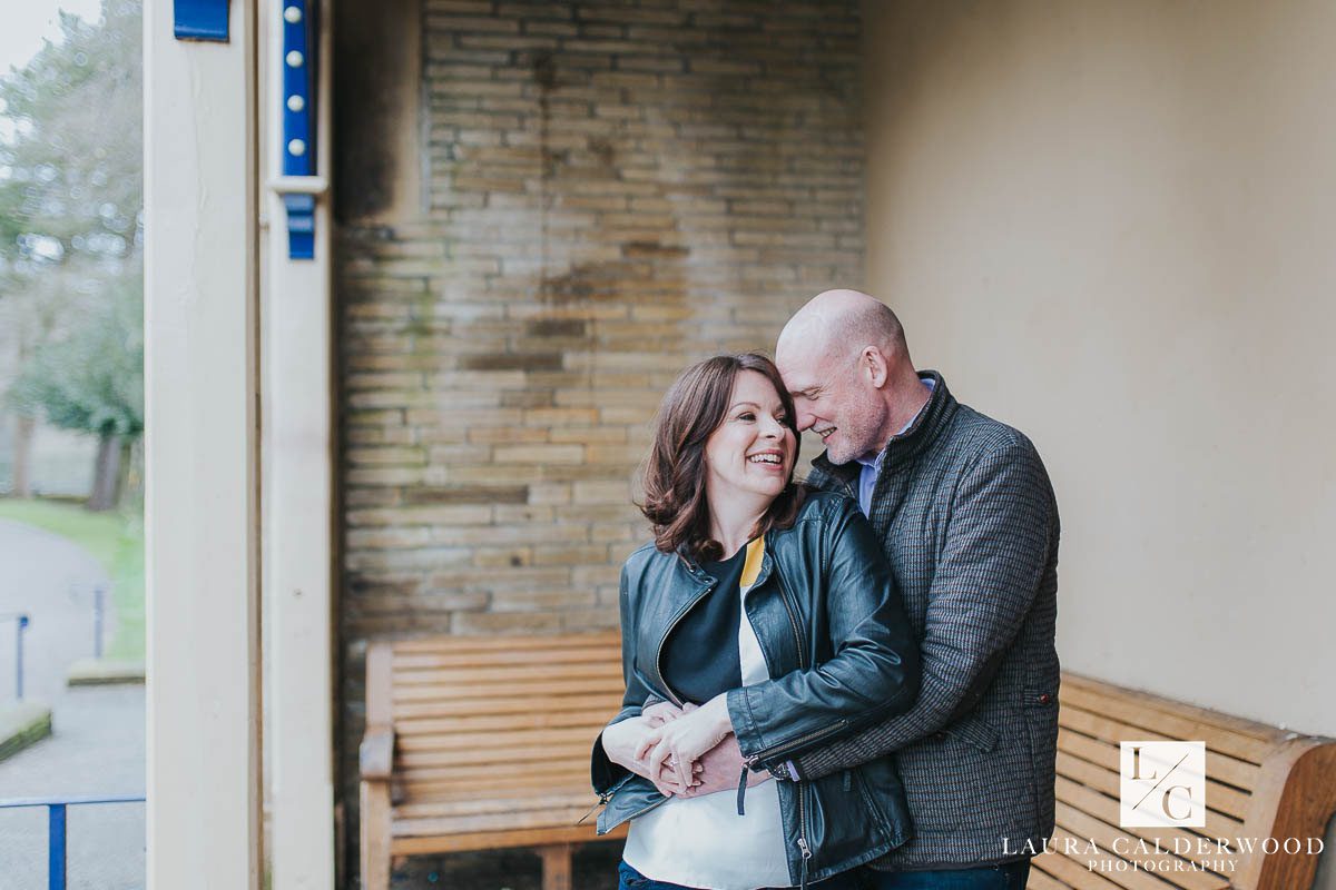 Yorkshire engagement shoot in Saltaire| by Leeds wedding photographer Laura Calderwood