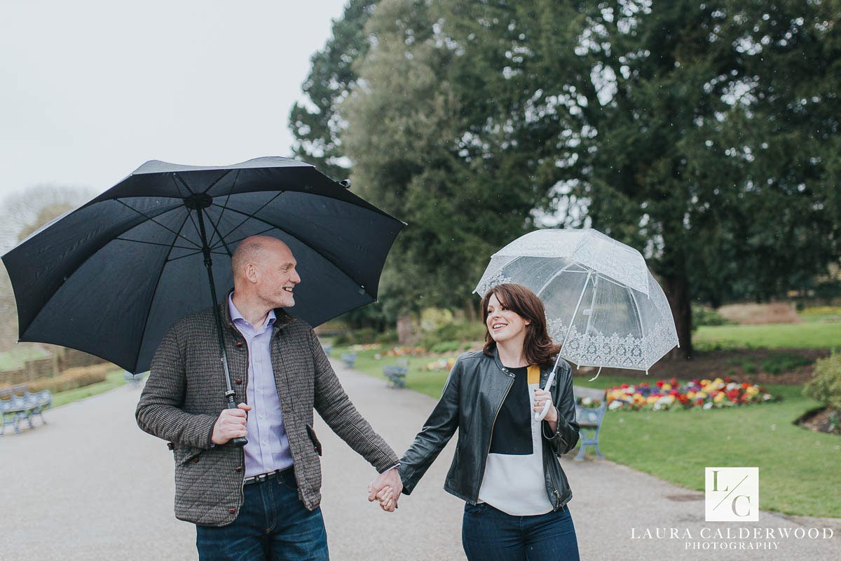 Yorkshire engagement shoot in the rain | by Leeds wedding photographer Laura Calderwood