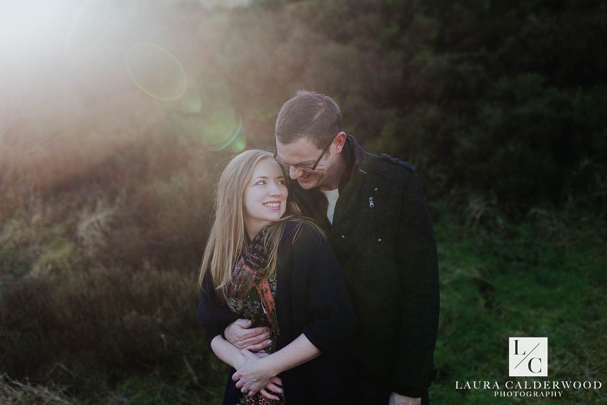 Yorkshire engagement shoot at Otley Chevin | by Ilkley wedding photographer Laura Calderwood