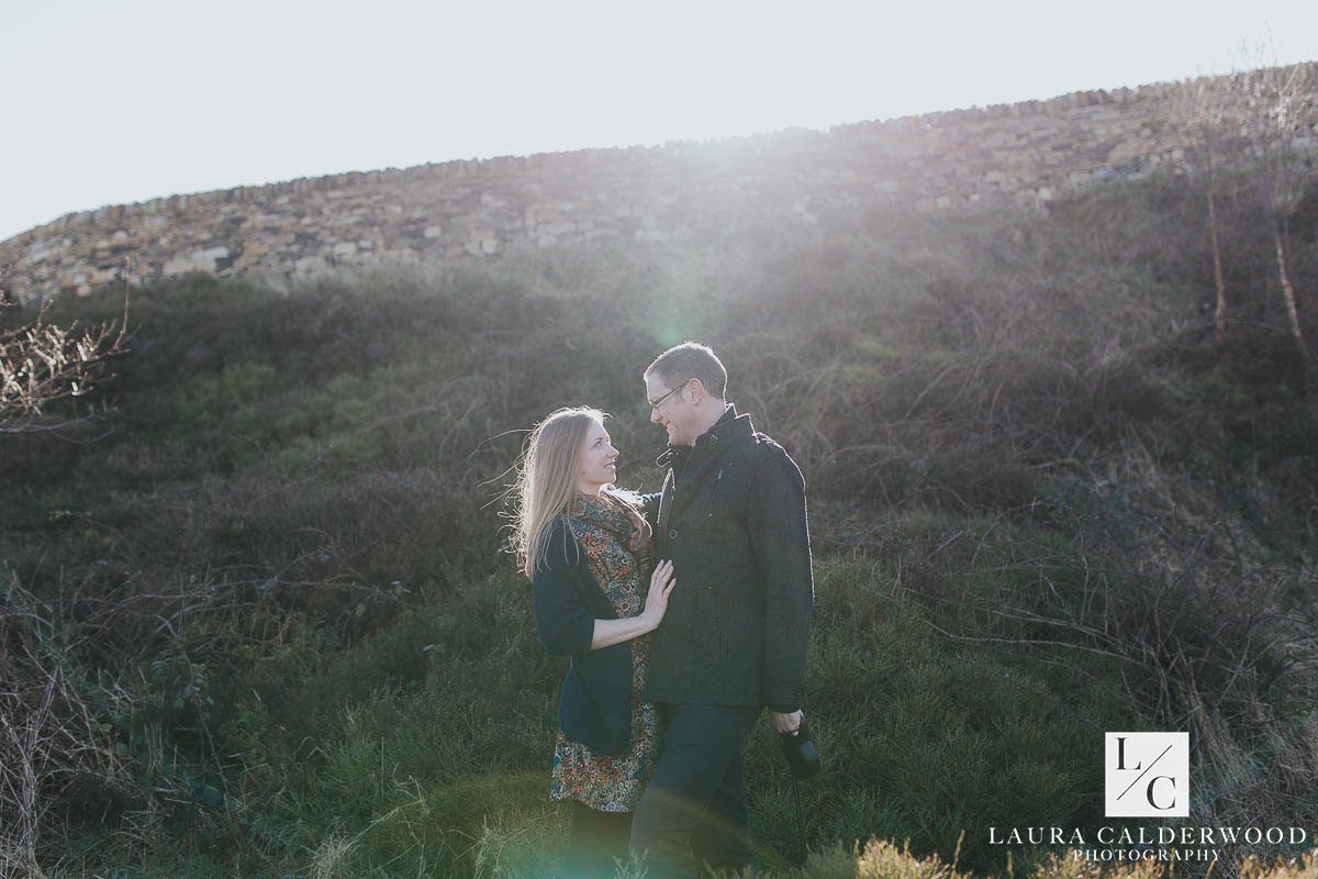 Yorkshire engagement shoot at Otley Chevin | by Ilkley wedding photographer Laura Calderwood