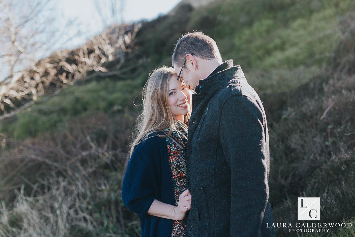 Yorkshire engagement shoot at Otley Chevin | by Ilkley wedding photographer Laura Calderwood