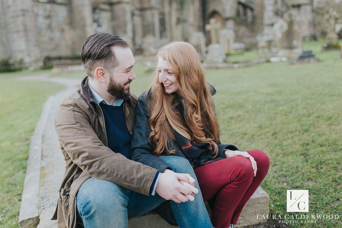 Bolton Abbey engagement shoot | by Yorkshire wedding photographer Laura Calderwood