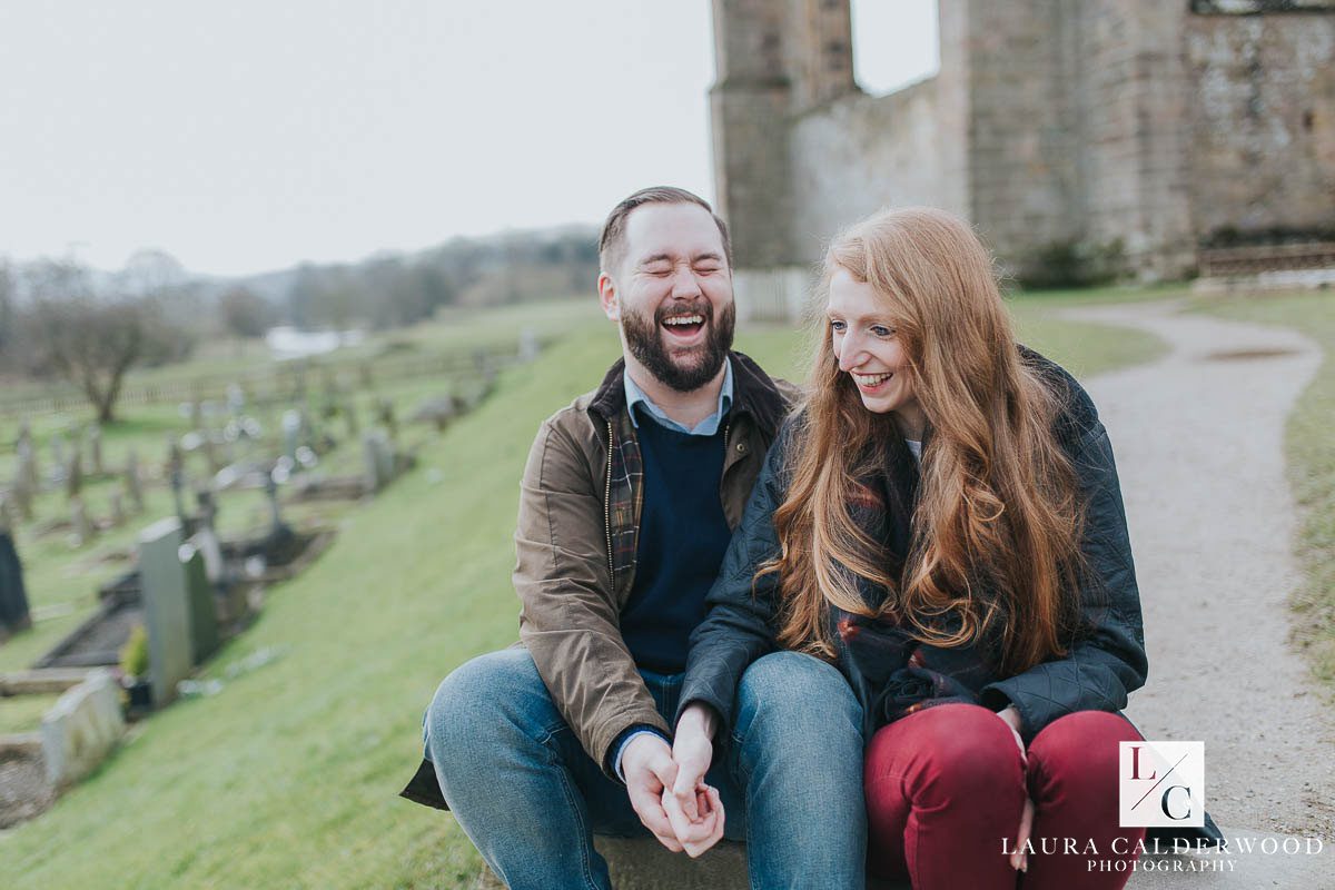 Bolton Abbey engagement shoot | by Yorkshire wedding photographer Laura Calderwood