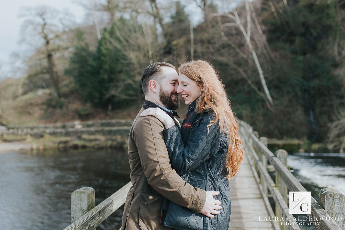 Yorkshire engagement shoot at Bolton Abbey | by Yorkshire wedding photographer Laura Calderwood