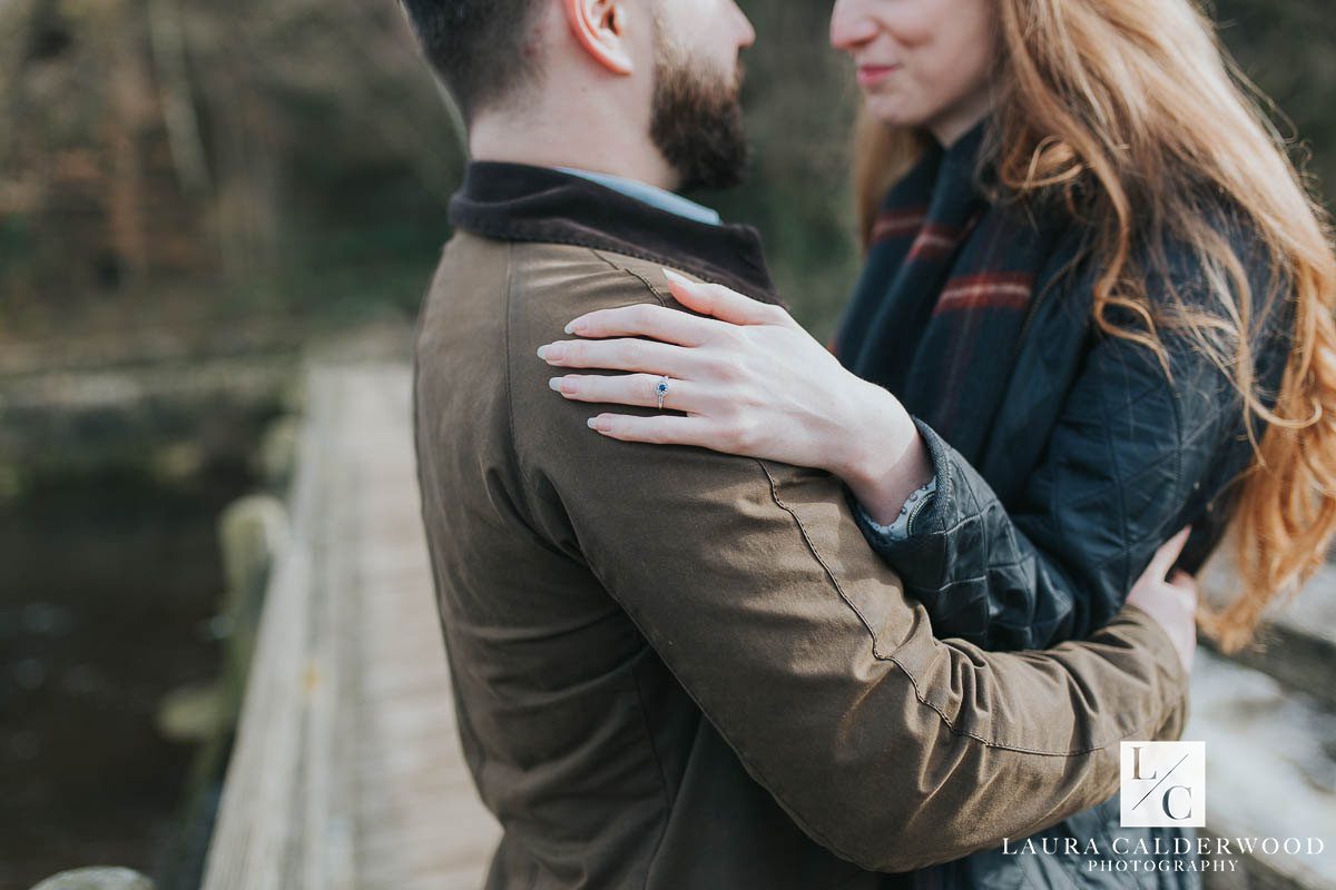 Yorkshire engagement shoot at Bolton Abbey | by Yorkshire wedding photographer Laura Calderwood