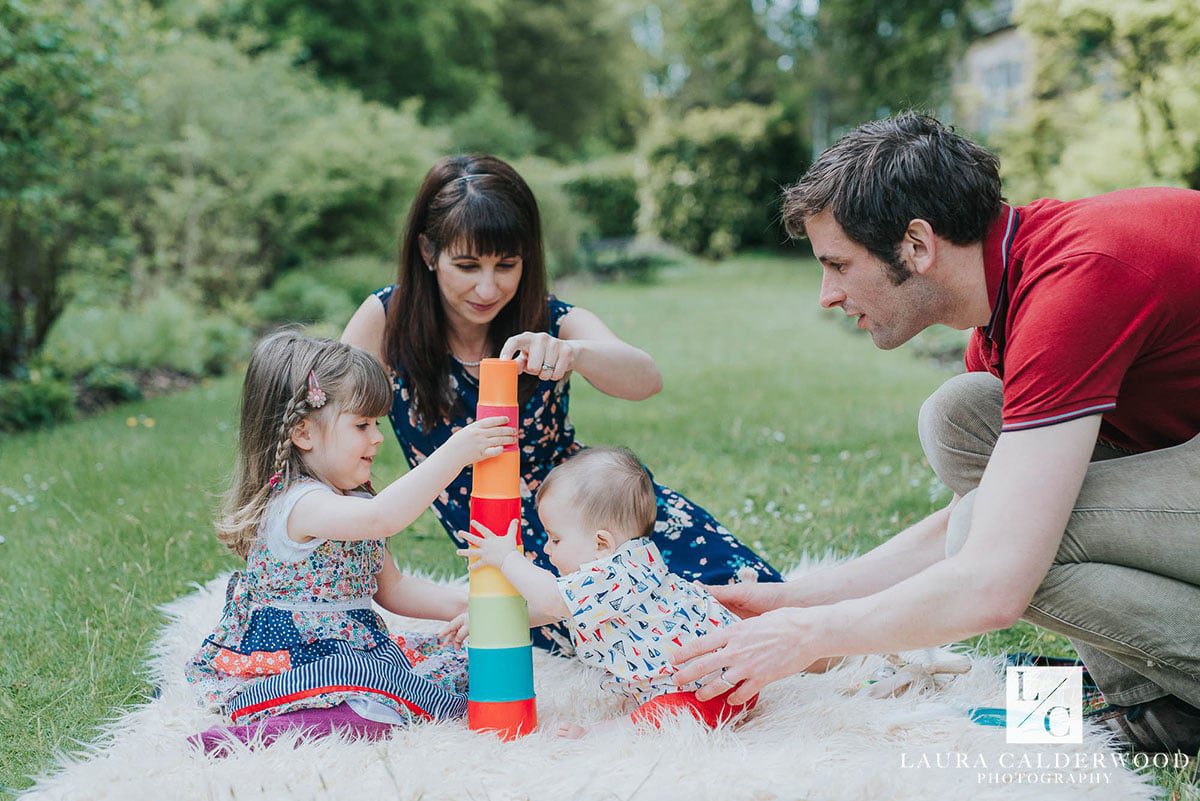 Leeds baby photography | baby family photo shoot at The Hollies in Leeds by Laura Calderwood Photography