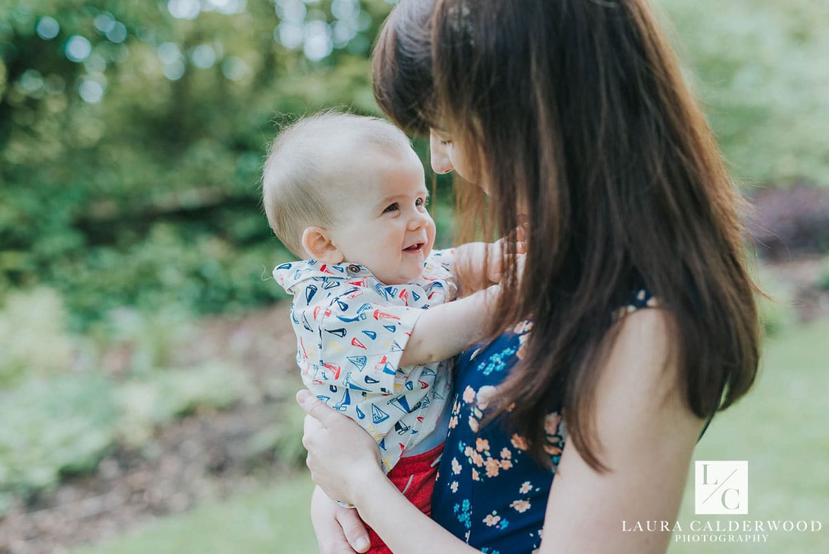 Leeds baby photography | baby family photo shoot at The Hollies in Leeds by Laura Calderwood Photography