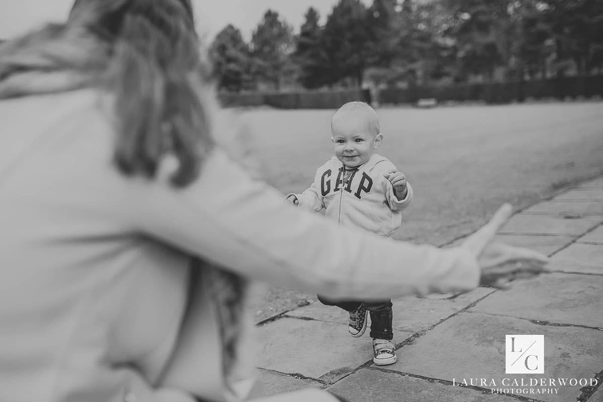 leeds baby photographer | first birthday photo shoot at Temple Newsam in Leeds by Laura Calderwood Photography