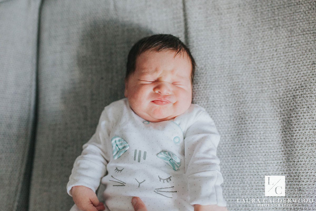 leeds newborn photographer | newborn photo shoot at home in Leeds by Laura Calderwood Photography