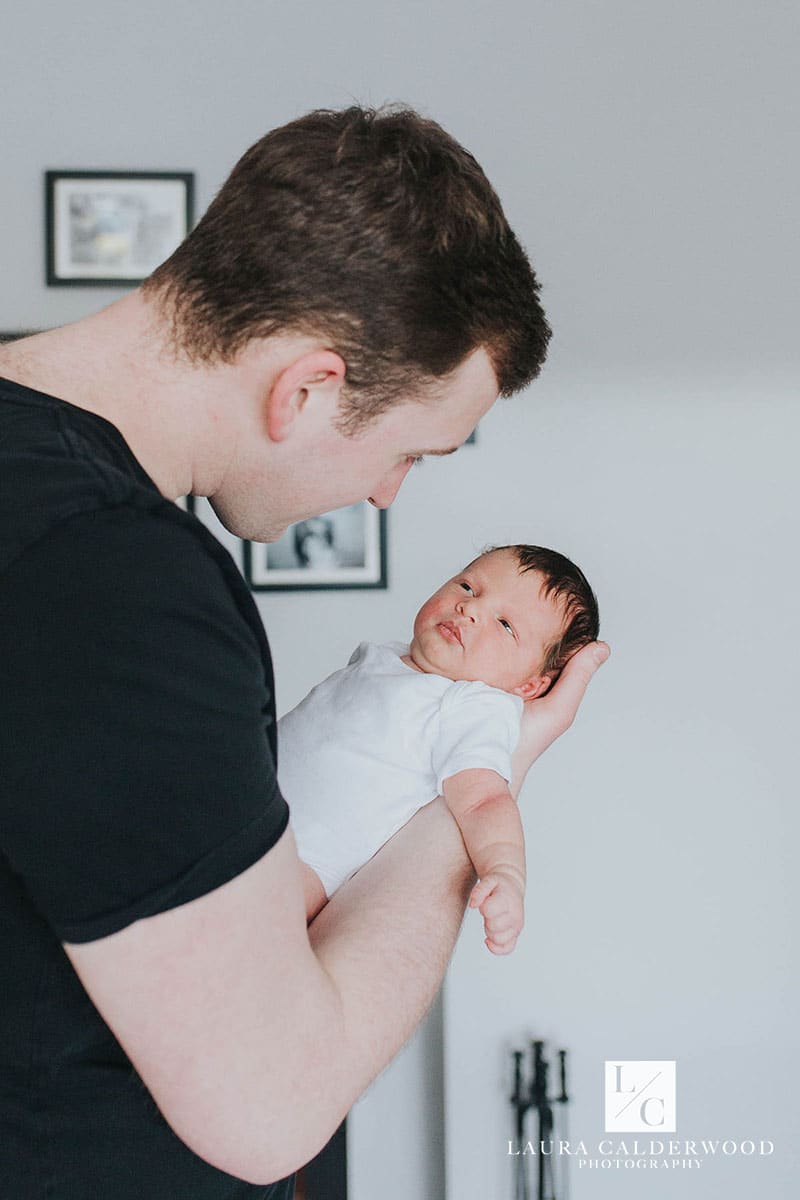 leeds newborn photographer | newborn photo shoot at home in Leeds by Laura Calderwood Photography