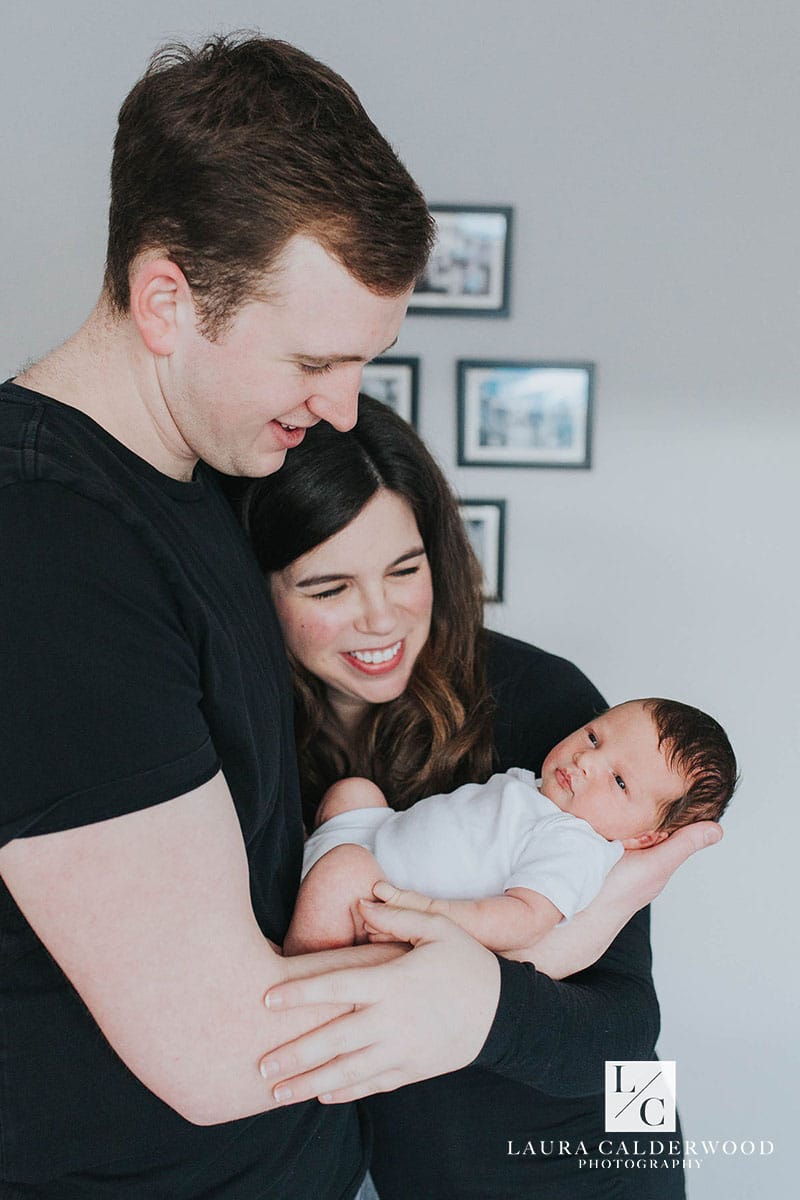 leeds newborn photographer | newborn photo shoot at home in Leeds by Laura Calderwood Photography