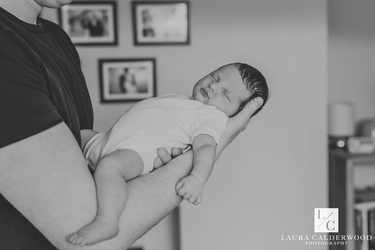 leeds newborn photographer | newborn photo shoot at home in Leeds by Laura Calderwood Photography