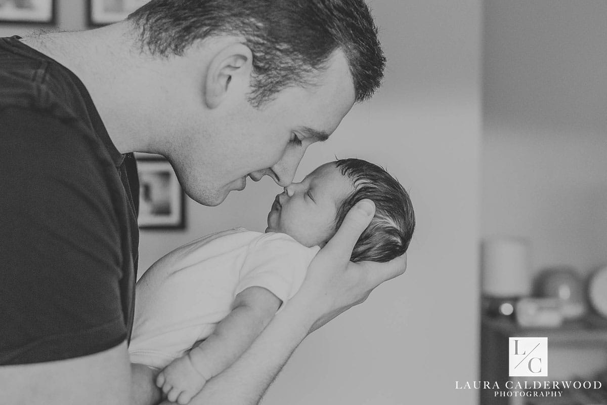 leeds newborn photographer | newborn photo shoot at home in Leeds by Laura Calderwood Photography