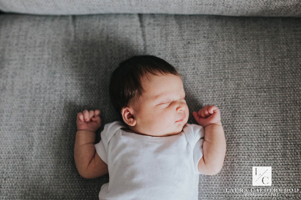 leeds newborn photographer | newborn photo shoot at home in Leeds by Laura Calderwood Photography