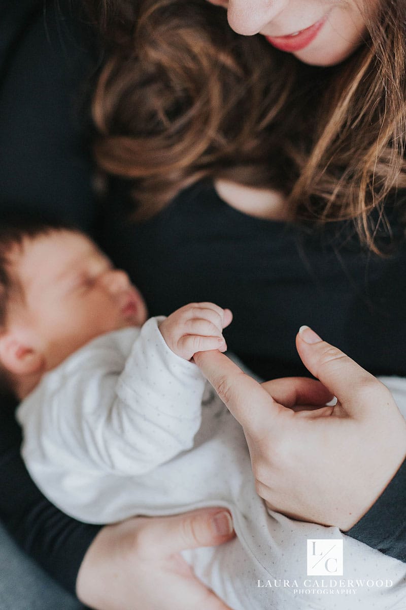 leeds newborn photographer | newborn photo shoot at home in Leeds by Laura Calderwood Photography