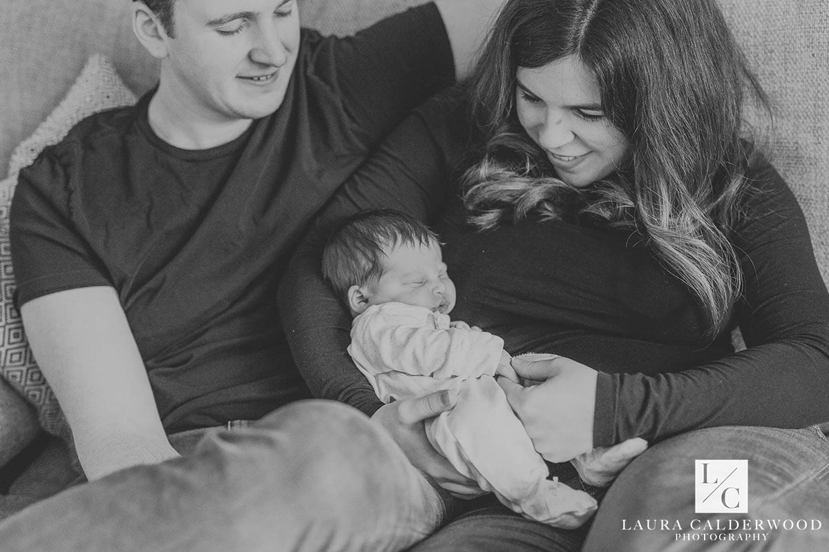 leeds newborn photographer | newborn photo shoot at home in Leeds by Laura Calderwood Photography
