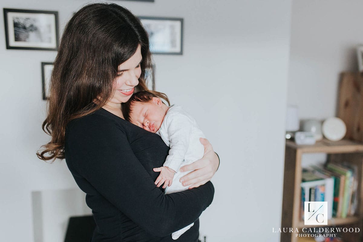 leeds newborn photographer | newborn photo shoot at home in Leeds by Laura Calderwood Photography