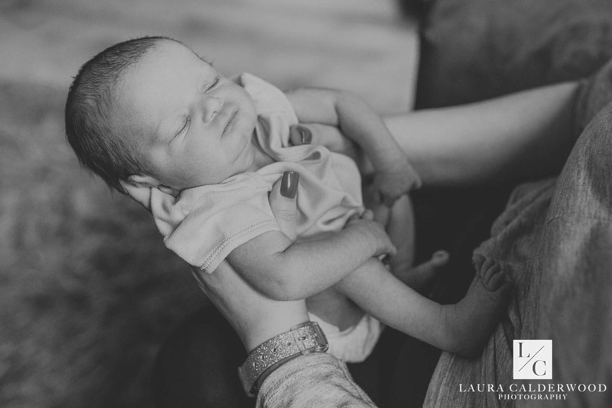 Yorkshire newborn photographer | newborn lifestyle photography at home in Ilkley by Laura Calderwood Photography