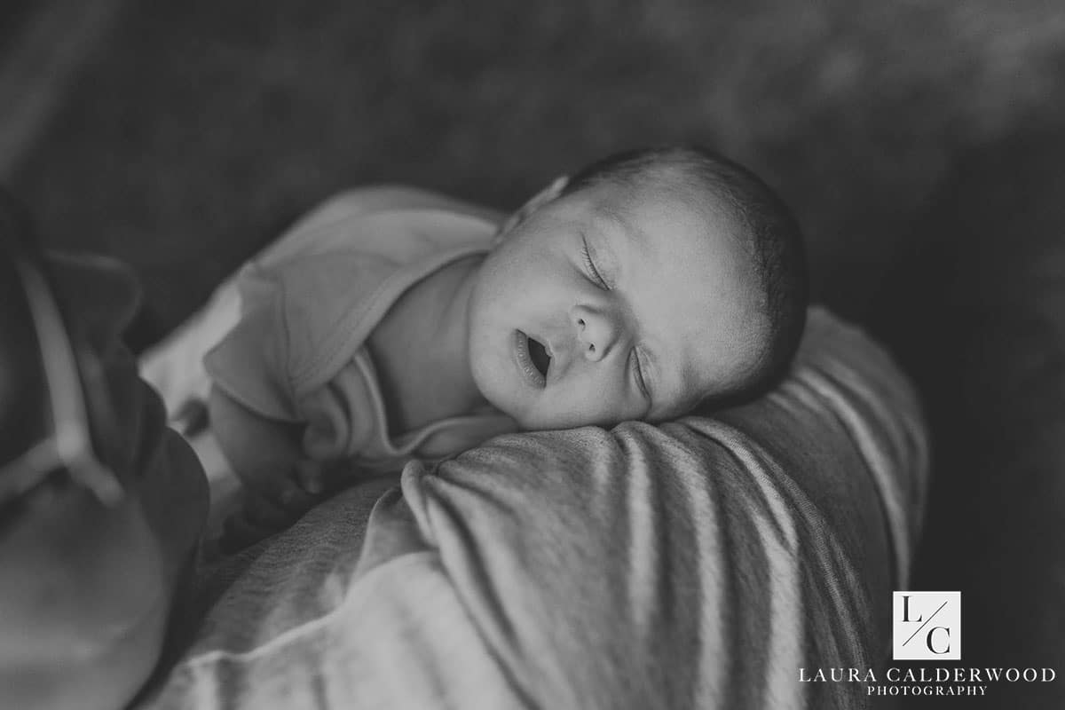 Yorkshire newborn photographer | newborn lifestyle photography at home in Ilkley by Laura Calderwood Photography