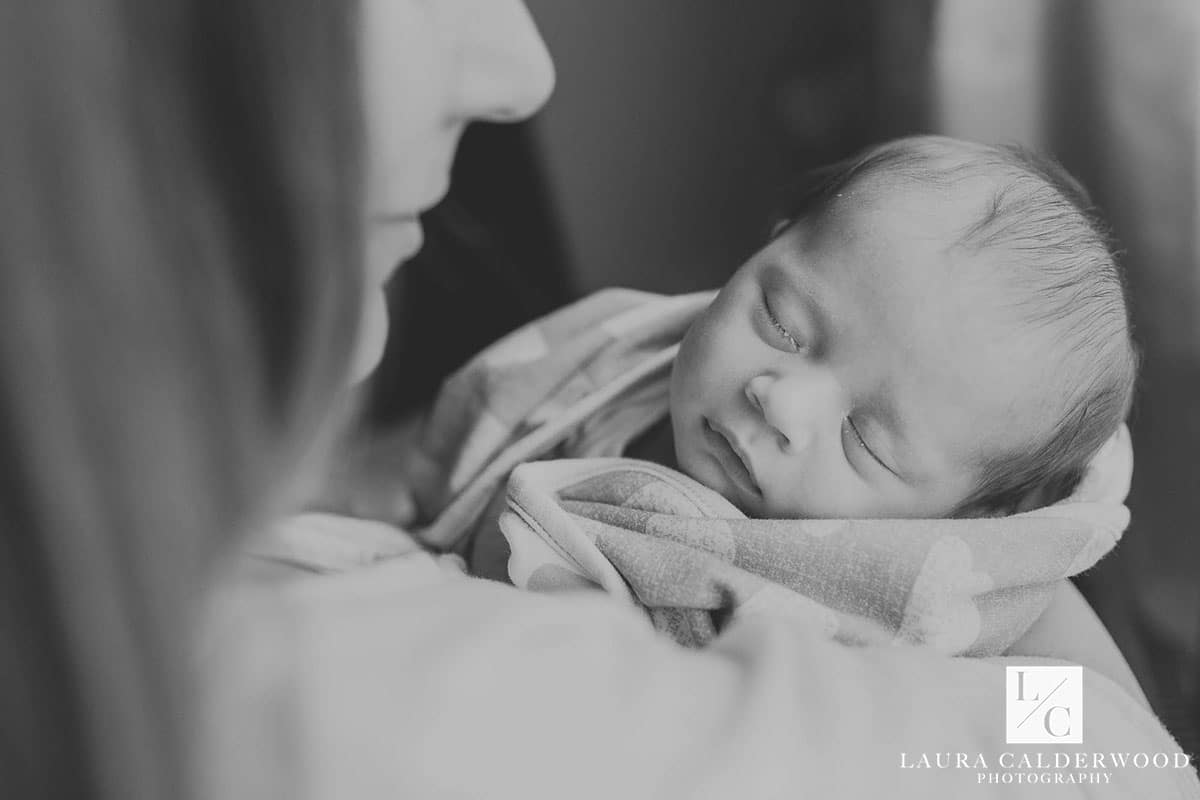 Yorkshire newborn photographer | newborn lifestyle photography at home in Ilkley by Laura Calderwood Photography