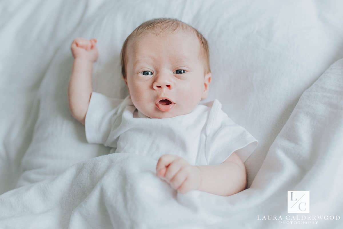 Yorkshire newborn photographer | newborn lifestyle photography at home in Ilkley by Laura Calderwood Photography