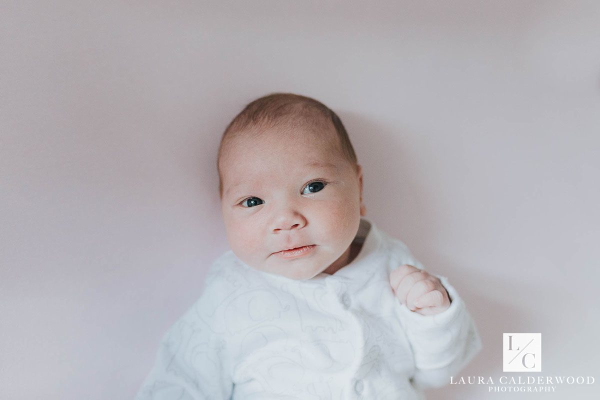 york newborn photography | newborn photo shoot at home in York by Laura Calderwood Photography