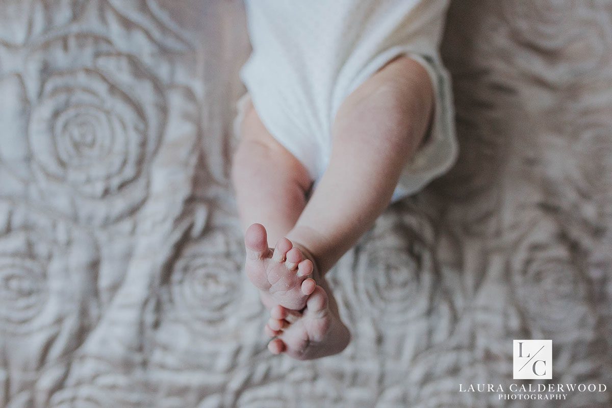 york newborn photography | newborn photo shoot at home in York by Laura Calderwood Photography