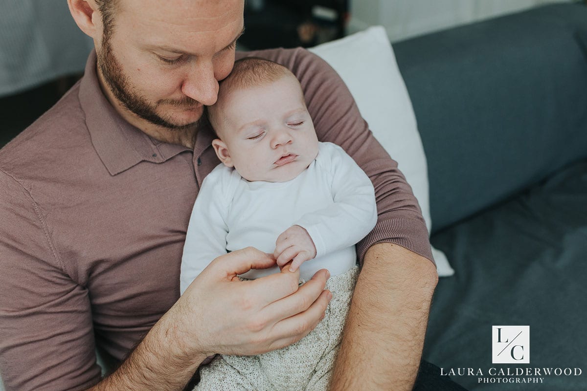 leeds baby photography | newborn baby photo shoot at home in Leeds by Laura Calderwood Photography