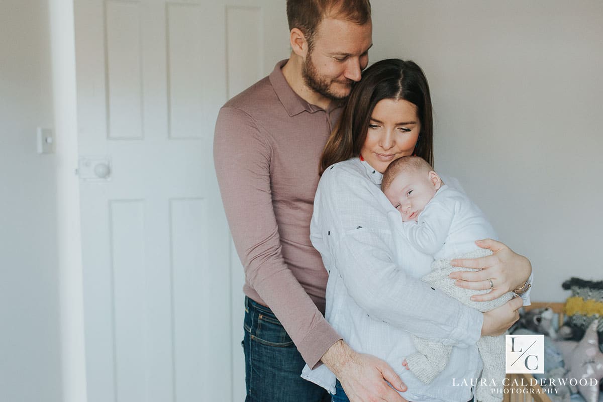 leeds baby photography | newborn baby photo shoot at home in Leeds by Laura Calderwood Photography