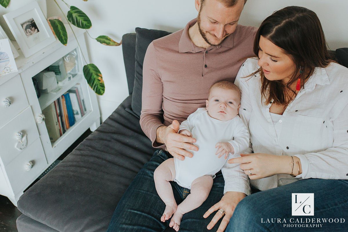 leeds baby photography | newborn baby photo shoot at home in Leeds by Laura Calderwood Photography