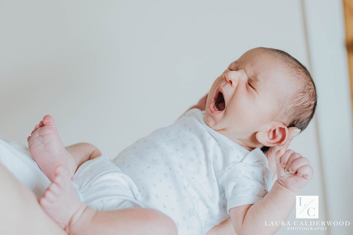 Yorkshire newborn photographer | newborn lifestyle photography at home in Ilkley by Laura Calderwood Photography