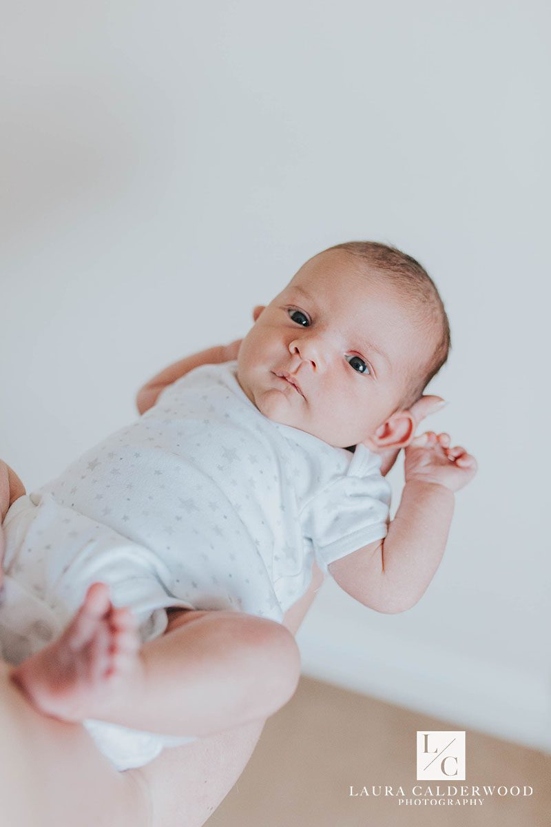 Yorkshire newborn photographer | newborn lifestyle photography at home in Ilkley by Laura Calderwood Photography