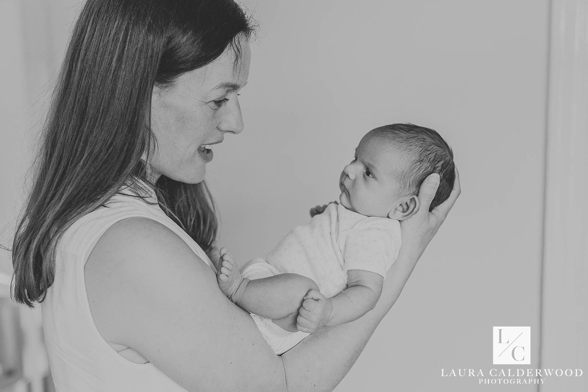 Yorkshire newborn photographer | newborn lifestyle photography at home in Ilkley by Laura Calderwood Photography