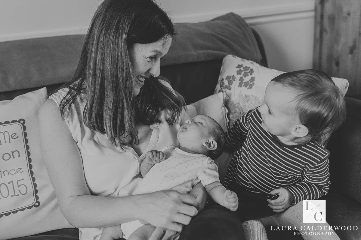 Yorkshire newborn photographer | newborn lifestyle photography at home in Ilkley by Laura Calderwood Photography