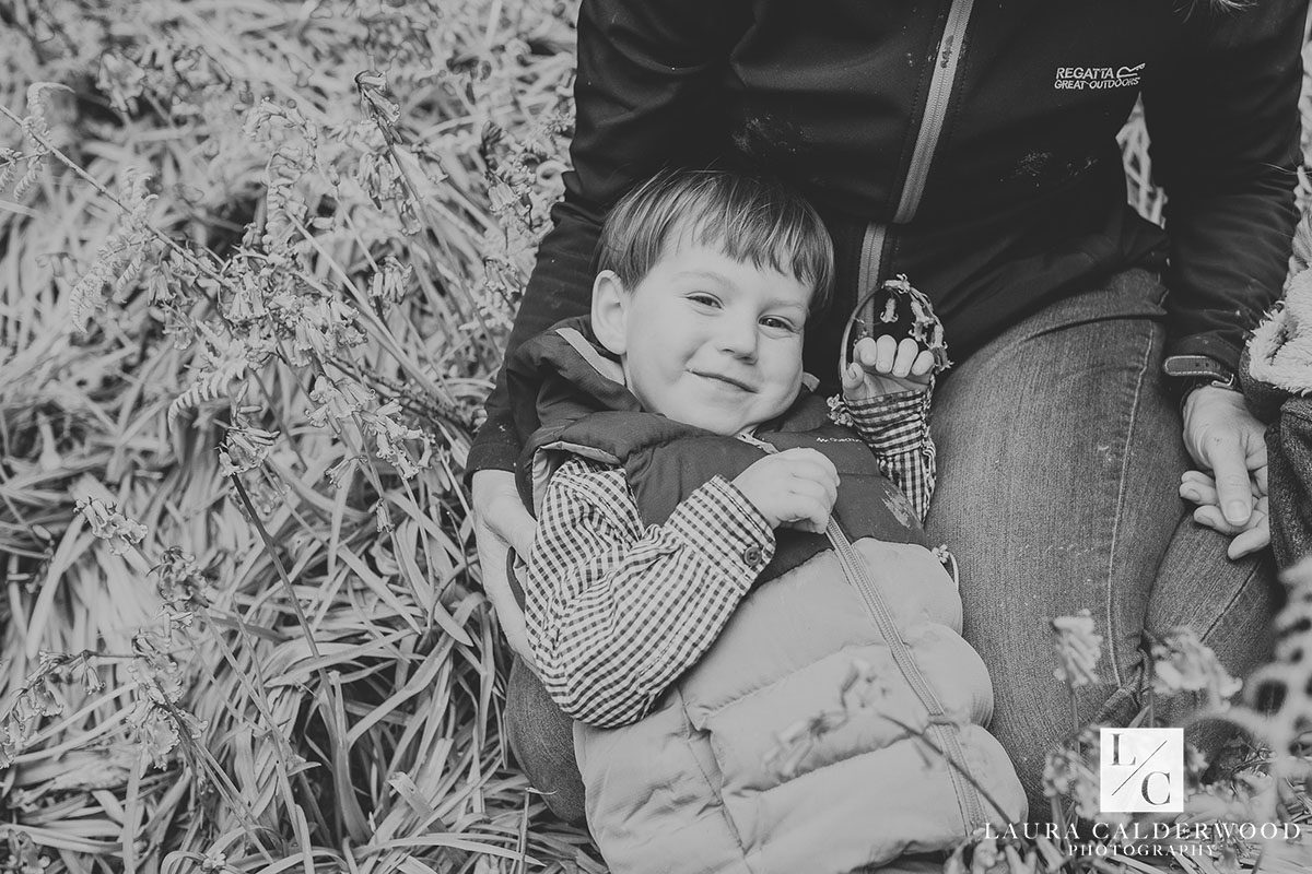 Yorkshire family photography | family photo shoot at bluebell woods in Ilkley by Laura Calderwood Photography