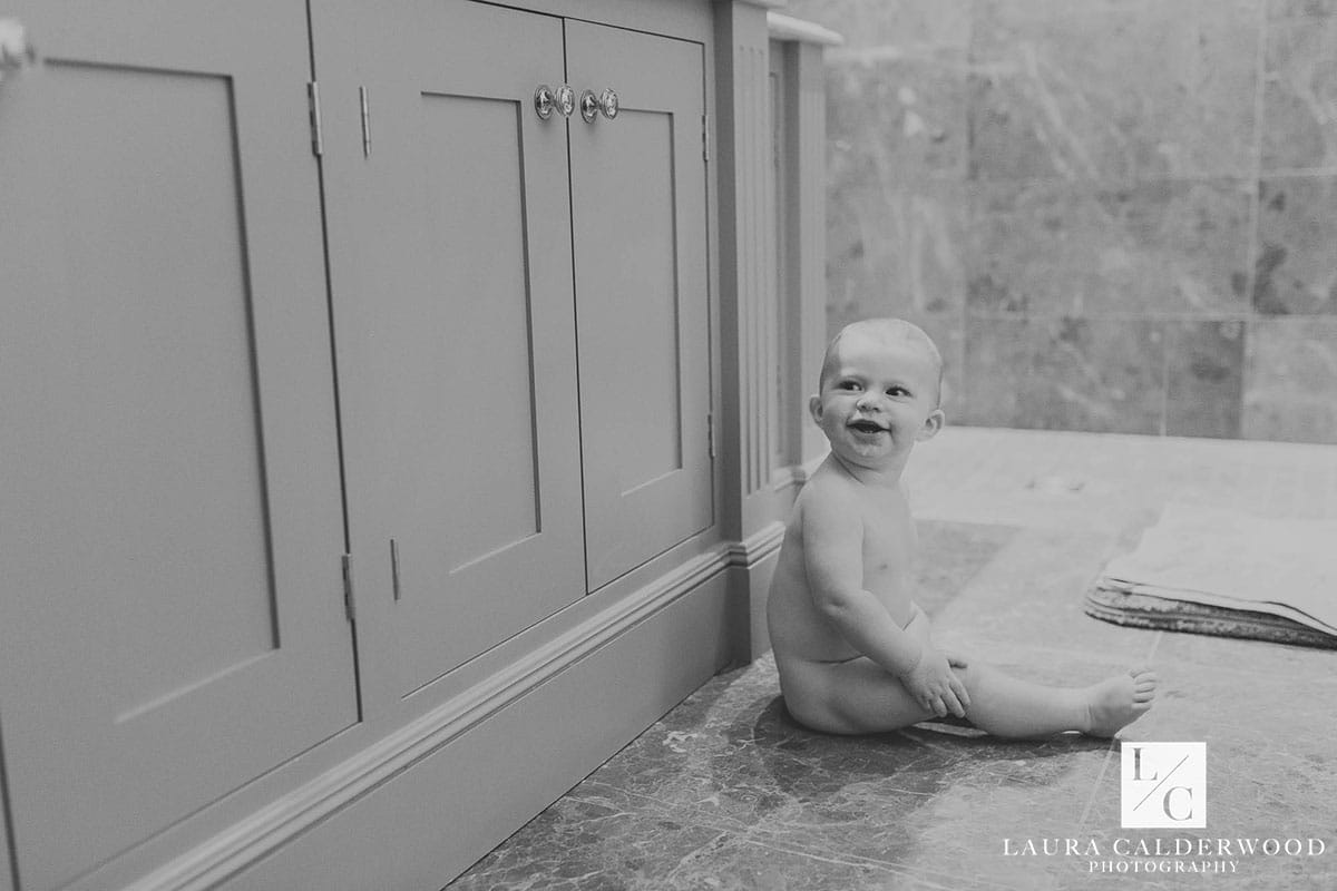 Yorkshire baby photography | first birthday baby photo shoot at home in Huddersfield by Laura Calderwood Photography