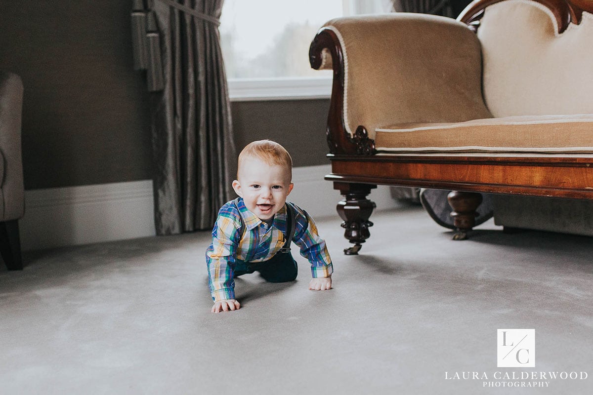 Yorkshire baby photography | first birthday baby photo shoot at home in Huddersfield by Laura Calderwood Photography