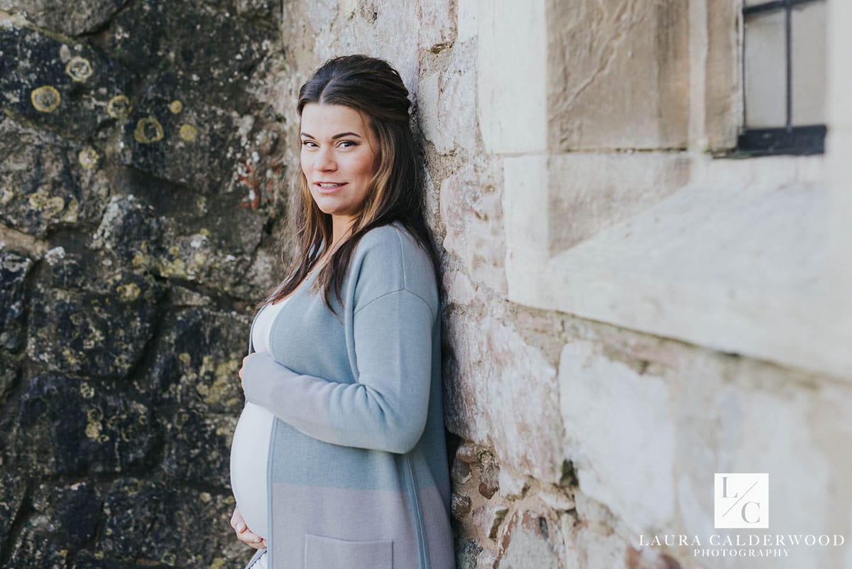 yorkshire maternity photography | maternity photo shoot at home in York by Laura Calderwood Photography