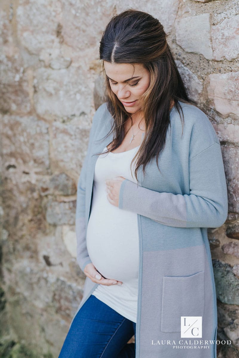 yorkshire maternity photography | maternity photo shoot at home in York by Laura Calderwood Photography