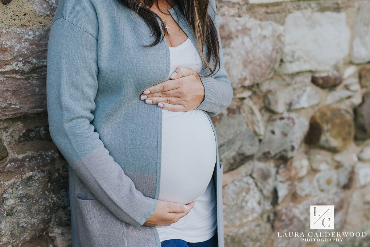 yorkshire maternity photography | maternity photo shoot at home in York by Laura Calderwood Photography